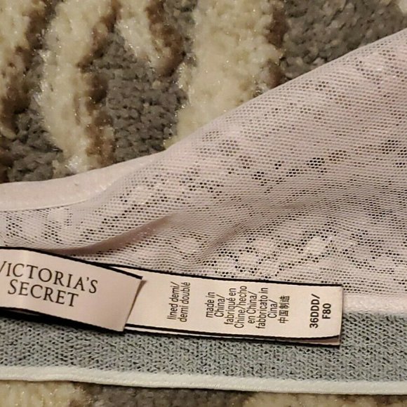 VICTORIA'S SECRET Gray Crochet Lace Logo Band GW2 - Picture 8 of 8